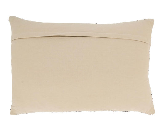 Fennco Styles Striped Design 100% Cotton Decorative Throw Pillow Cover 16" W x 24" L - Natural Woven Textured Cushion Case for Home, Couch, Bedroom, Living Room and Office Décor