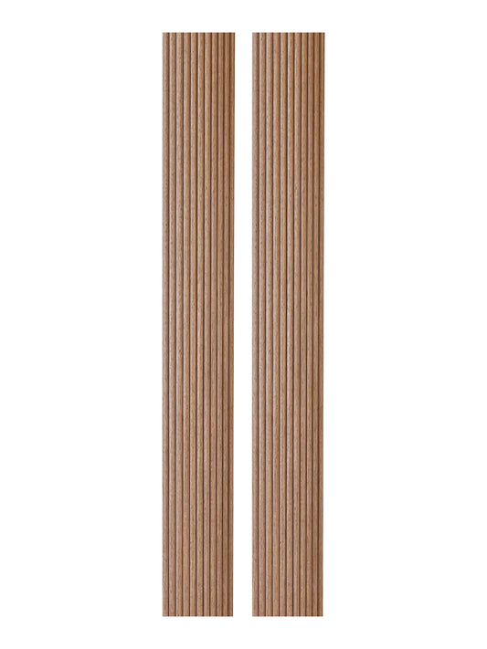 2-Pack Flexible Fluted Wall Panels – Oak