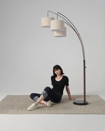 Mid-Century Trilage Floor Lamp