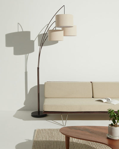 Mid-Century Trilage Floor Lamp