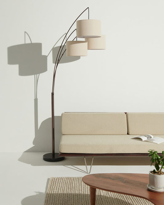 Mid-Century Trilage Floor Lamp