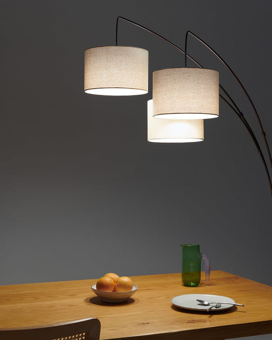 Mid-Century Trilage Floor Lamp