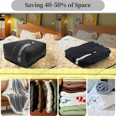 Travel Packing Organizer Set — Vacuum Bags, Compression Cubes & More