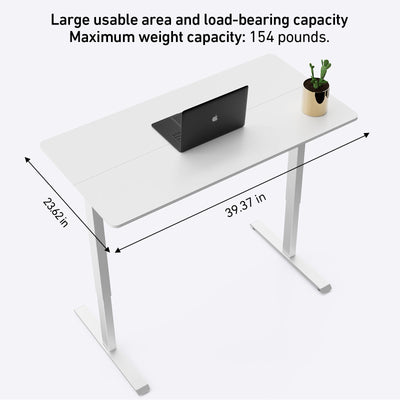 DeerRun®Electric Standing Desk, 39 x 23 Inches Height Adjustable