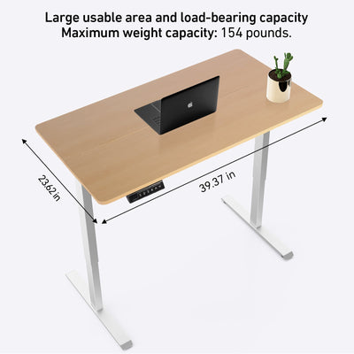 DeerRun® Electric Rising Desk, 2x Height Adjustability
