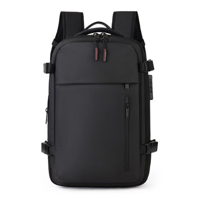 Vacuum-Sealed Travel Backpack — Compression, USB Charging Port