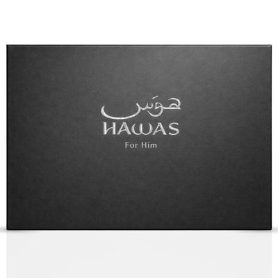RASASI Hawas For Men Eau De Parfum Spray 100ML (3.4 Oz) - Long Lasting Arabian Perfume, Premium Perfume Men, Ideal for Special Occasions & Daily Elegance, A Bold and Captivating Fragrance