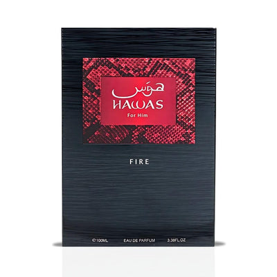 RASASI Hawas For Men Eau De Parfum Spray 100ML (3.4 Oz) - Long Lasting Arabian Perfume, Premium Perfume Men, Ideal for Special Occasions & Daily Elegance, A Bold and Captivating Fragrance