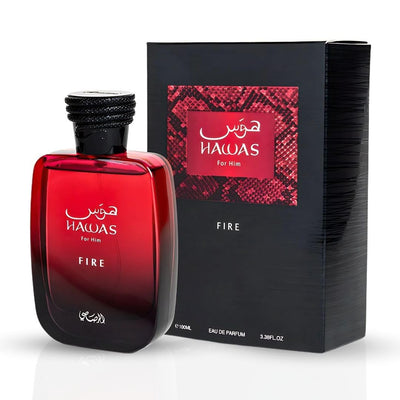 RASASI Hawas For Men Eau De Parfum Spray 100ML (3.4 Oz) - Long Lasting Arabian Perfume, Premium Perfume Men, Ideal for Special Occasions & Daily Elegance, A Bold and Captivating Fragrance