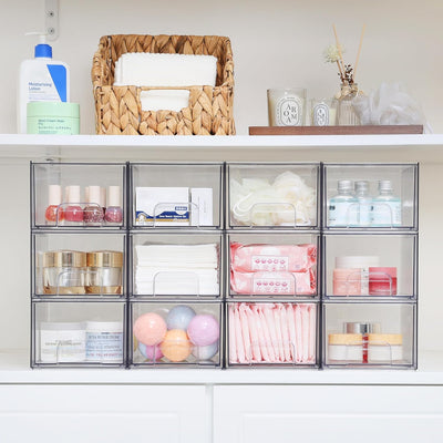 Clear Stackable Storage Drawers – Acrylic Organizer