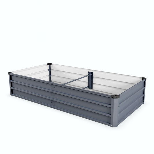 Large raised garden bed, additional view