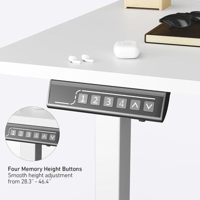 DeerRun® Electric Rising Desk, 2x Height Adjustability