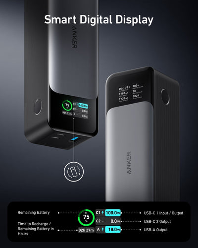 Anker 737 Power Bank — 24,000mAh, 140W