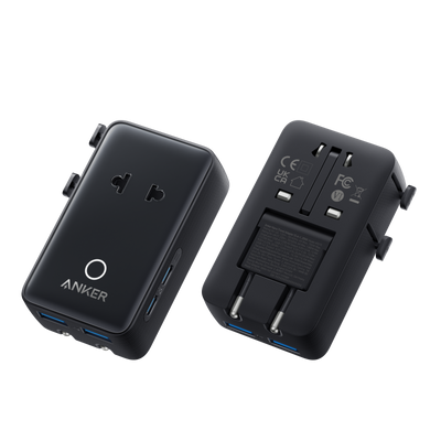 Anker Nano Travel Power Adapter (5-in-1, 20W, 1-Pack)