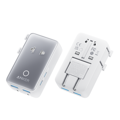 Anker Nano Travel Power Adapter (5-in-1, 20W, 1-Pack)