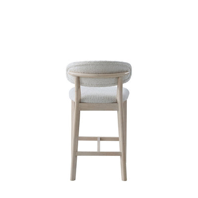 ACTU Counter Stools Set of 2, 26” Upholstered Counter Stools, Solid Wood, Mid-Century Modern