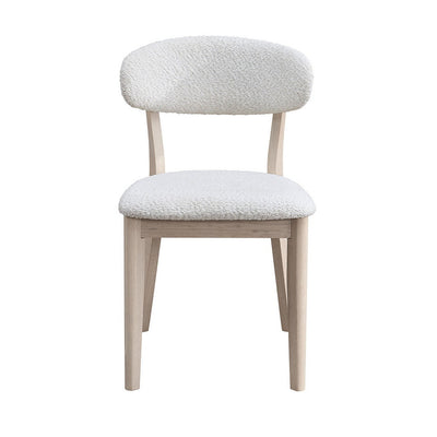 ACTU Scandinavian Dining Table Set with Upholstered Chairs for Small Spaces (Seats 4–6)