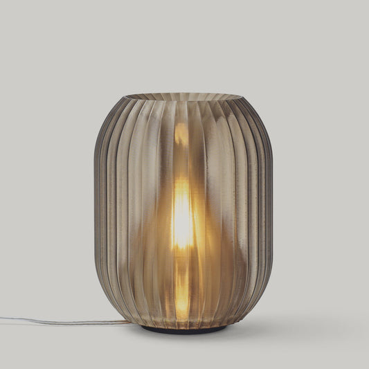 Allium cordless table lamp by Wooj Design in smoke