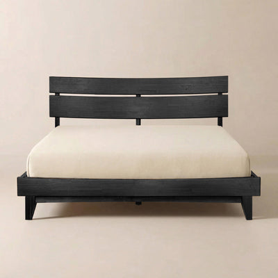 [Buy 1 Get 1] Aurora Solid Wood Bed Frame & Nightstand