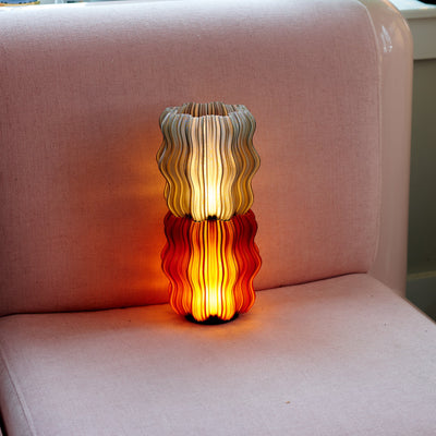 Mini Wavy Cordless Table Lamp