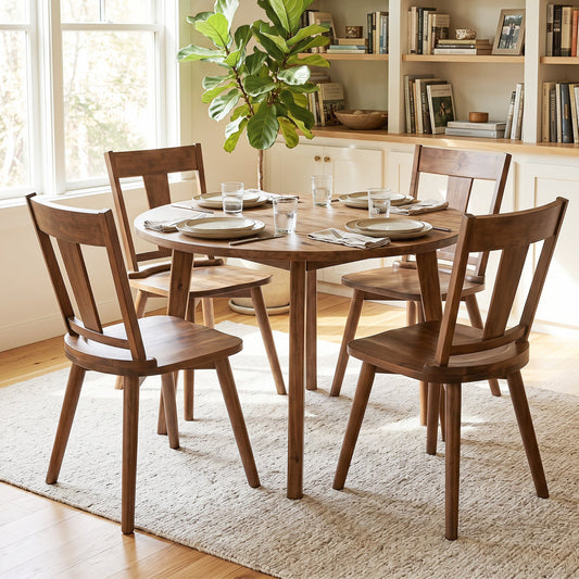 Curved backrest and wood joint detail