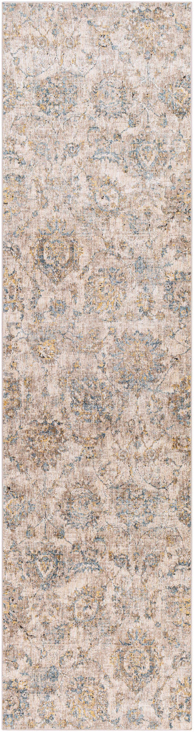 Morinville Teal Floral Rug