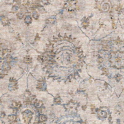 Morinville Teal Floral Rug