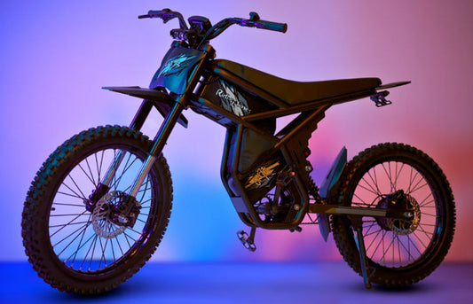 Riding Times GT73 electric motorbike shown from another angle