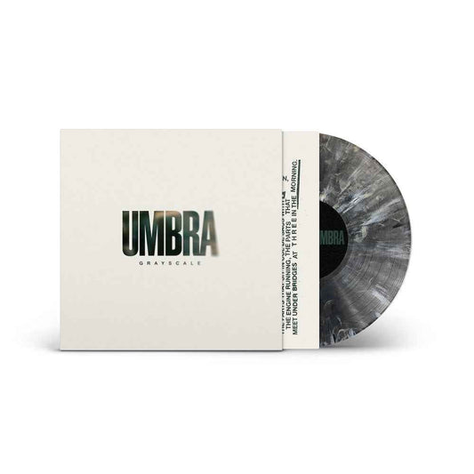 Grayscale, Umbra, black marble LP vinyl album cover
