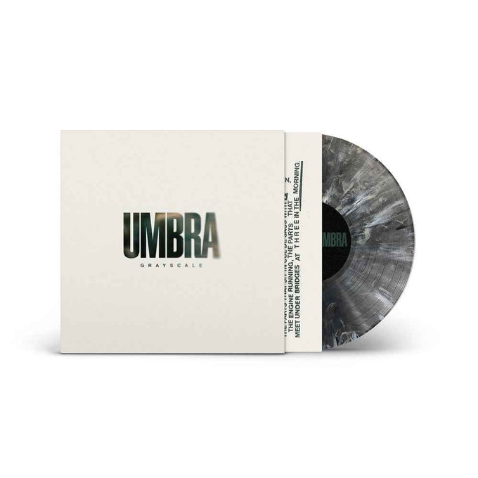 Grayscale, Umbra, black marble LP vinyl album cover