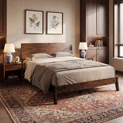 Serenity Solid Wood Bed Frame