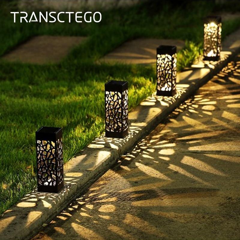 Retro stainless steel LED outdoor lamp for a garden path or doorway