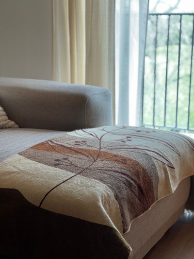 Sofia Throw Blanket - Silver Willow