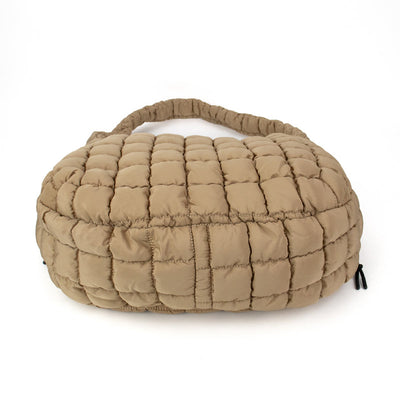 Puffer Hobo Tote Bag