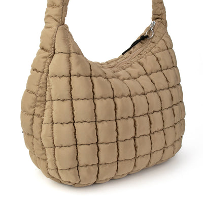 Puffer Hobo Tote Bag
