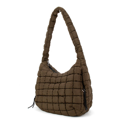 Puffer Hobo Tote Bag