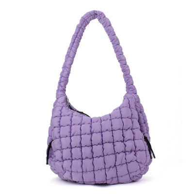 Puffer Hobo Tote Bag
