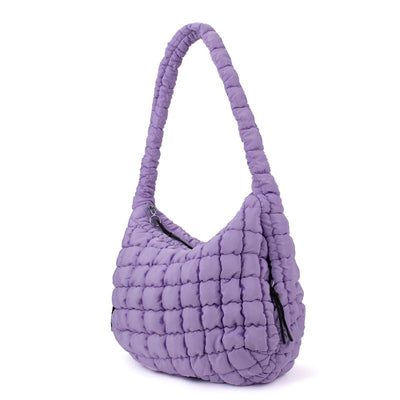 Puffer Hobo Tote Bag