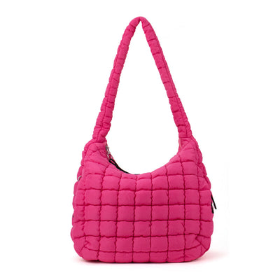 Puffer Hobo Tote Bag