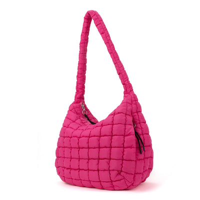 Puffer Hobo Tote Bag