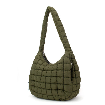 Puffer Hobo Tote Bag