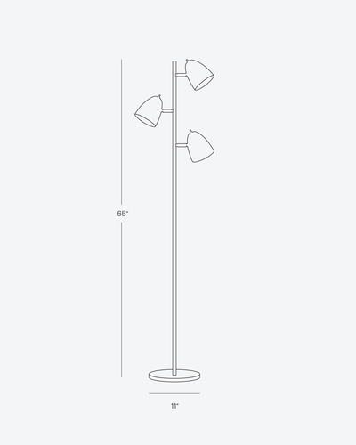 Jacob 3 Bulb Lamp