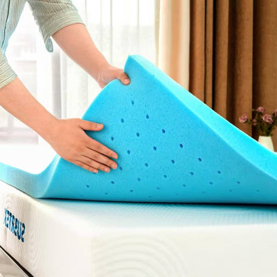 King size 3-inch Thick High Density Memory Foam Mattress Topper