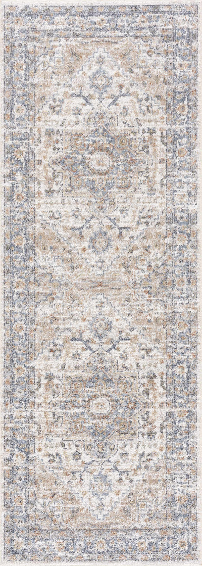 Ezri Cream Washable Area Rug