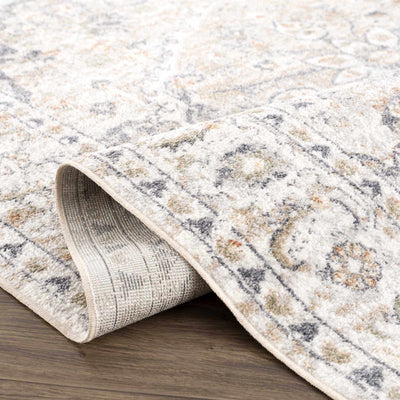 Cream Hiti Washable area rug