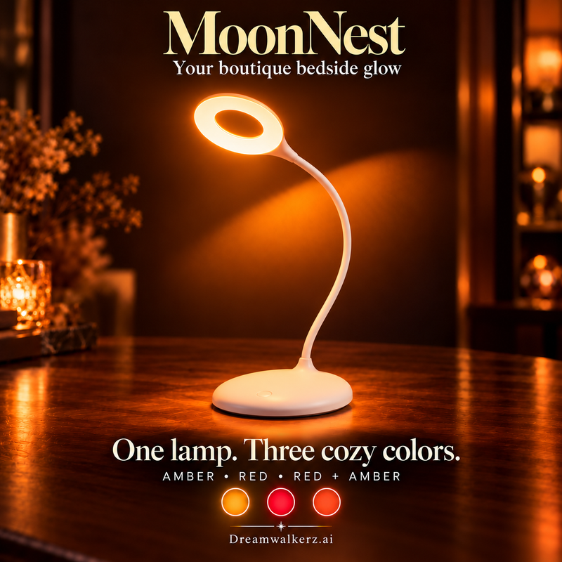 MoonNest | Circadian-Friendly Portable Table Lamp