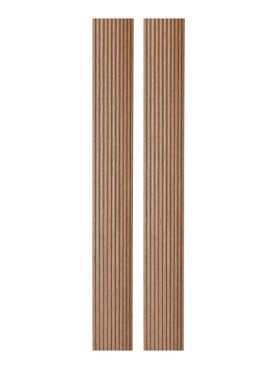 2-Pack Flexible Fluted Wall Panels – Oak