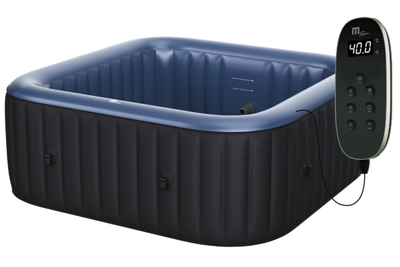 MSPA | TEKAPO | Comfort Series | Inflatable Hot Tub & Spa | Metallic Blue | Upto 6 Person