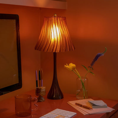 Pleat Wavy Table Lamp