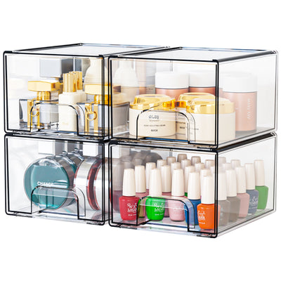 Clear Stackable Storage Drawers – Acrylic Organizer